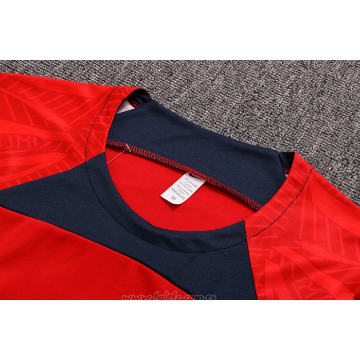 Chandal del Paris Saint-Germain Manga Corta 2022-2023 Rojo